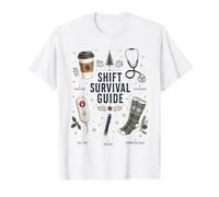 Guide de Survie Amusant pour infirmière de Noël T-Shirt