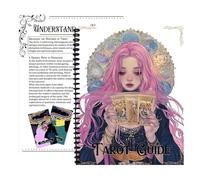 Guide de tarot, planificateur 2025 pour débutants, manuel d'apprentissage informatif, référence de lecture complète, manuel d'interprétation de la fortune pour débutants, étude spirituelle, croissance