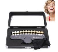 Guide de teinte des dents dentaires, outils dentaires professionnels 3D R-20, plateaux de blanchiment des dents, tableau teintes blanchiment pour suivre et comparer les outils d'eff