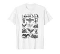 Guide de Terrain de Chauves-Souris effrayantes Types de Chauve-Souris d'halloween T-Shirt