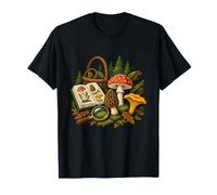 Guide de Terrain et loupe à côté de Trois distincts T-Shirt