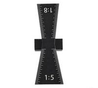 Guide de Traçage pour Queue d'Aronde en Acier Allié - Jig de Menuiserie | Gabarit Queue D\'arondeGuide De Marquage BoisPente 1:8 pour bois DurPente 1:5 pour bois TendreAccessoire Scie À