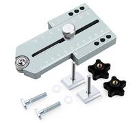 Guide de travail du bois Jig - gamme télescopique de 175 mm, compatible avec 30/45/19/20/74/50/66 T pistes et emplacements à mitre standard, structure durable en alliage en (type 3)