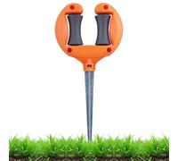 Guide de tuyau d'arrosage | Piques de support de tuyau de pelouse en métal, piquets multifonctionnels et système de rouleau pour protéger les plantes, guide le tuyau d'arrosage, maniabilité facile