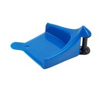 Guide de tuyau de cale de pneu avec rouleau pour un mouvement sans effort des tuyaux d'eau et des cordons, avec poignées de verrouillage pour rester en sécurité sur les pneus pendant l'utilisation du