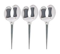 Guide de Tuyau de Pelouse, Support de Pointes, Conception de Rouleau Supérieur, Rouleaux Pivotants Flexibles, Guide de Tuyau D'arrosage pour Pelouse, Jardin, Serre. Poids : 400g