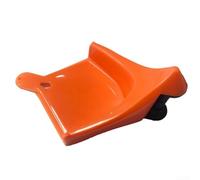 Guide de tuyau de véhicule pour éviter les pincements et faciliter la manipulation fluide des tuyaux d'eau et des cordons lors du lavage ou de l'entretien des voitures (orange)