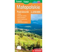 Guide de voyage de la Voïvodie de Malopolska - carte touristique 1:250 000 - Ouvrages collectifs (Reisen : Touristenkarten auf Polnisch)