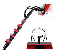 Guide d'eau pour Nettoyage de vitres à Tige télescopique, Brosse de Lavage Universelle de 6 m, Nettoyage photovoltaïque, Nettoyage Solaire, Nettoyage de façade, Nettoyage de véranda 7,2 m/23