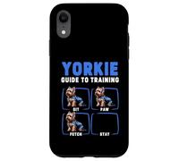 Guide d'entraînement Amusant Yorkshire pour Les Amoureux des Chiens Coque pour iPhone XR