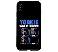 Guide d'entraînement Amusant Yorkshire pour Les Amoureux des Chiens Coque pour iPhone XS Max