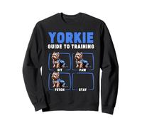 Guide d'entraînement Amusant Yorkshire pour Les Amoureux des Chiens Sweatshirt