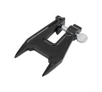 Guide d'entretien de chaîne de tronçonneuse fabriqué à partir de métal trempé pour plus de stabilité lors des opérations de limage manuel (noir)