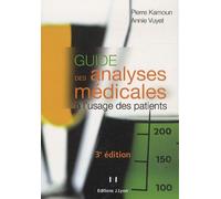 Guide des analyses médicales à l'usage des patients