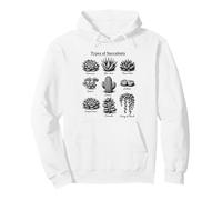 Guide des Champs Succulents Vintage Amateur de Plantes botaniques Sweat à Capuche