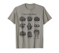 Guide des Champs Succulents Vintage Amateur de Plantes botaniques T-Shirt