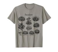Guide des Champs Succulents Vintage Amateur de Plantes botaniques T-Shirt