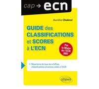 Guide des classifications et scores à l’ECN - Aurélie Chabrol - Ellipses - broché - Scolaire / Universitaire