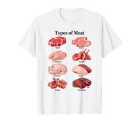 Guide des Coupes de Viande Carnivore pour bœuf, Porc, Agneau, venaison T-Shirt Graphique avec Valeur