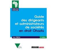 Guide Des Dirigeants Et Administrateurs De Sociétés En Droit Ohada