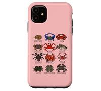 Guide des espèces de crabes pour les biologistes marins océaniques et marins Coque pour iPhone 11