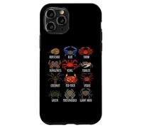 Guide des espèces de crabes pour les biologistes marins océaniques et marins Coque pour iPhone 11 Pro