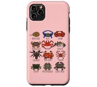 Guide des espèces de crabes pour les biologistes marins océaniques et marins Coque pour iPhone 11 Pro Max