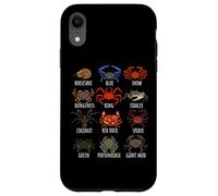 Guide des espèces de crabes pour les biologistes marins océaniques et marins Coque pour iPhone XR