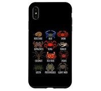 Guide des espèces de crabes pour les biologistes marins océaniques et marins Coque pour iPhone XS Max