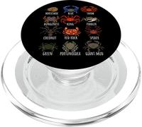 Guide des espèces de crabes pour les biologistes marins océaniques et marins PopSockets PopGrip pour MagSafe