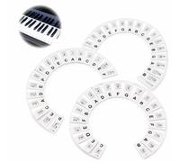 Guide Des Notes De Piano, Étiquettes De Notes Amovibles Pour Clavier Piano En Silicone Pour Apprendre Le P-iano Débutant Adulte Et Enfant Guide Visuel Des Touches Pour P-iano 88 Touches Et Clavier