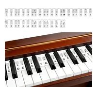 Guide des Notes de Piano pour Débutants Étiquettes Amovibles de Notes de Clavier Piano pour 61 Touches Guide de Note de Piano Pas Besoin D'autocollants Réutilisable pour Débutants et Enfants