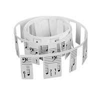 Guide des notes de piano pour les débutants, étiquettes de notes de clavier de piano amovibles, 88 touches, taille complète, pas besoin d'autocollants nécessaires, avec boîte