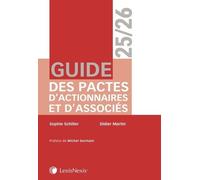 Guide des pactes d'actionnaires et d'associés 25/26