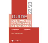 Guide des pactes d'actionnaires et d'associés 2022/2023