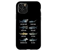Guide des Requins Requin-Marteau Requin-Renard Océan Coque pour iPhone 11 Pro