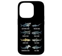 Guide des Requins Requin-Marteau Requin-Renard Océan Coque pour iPhone 14 Pro