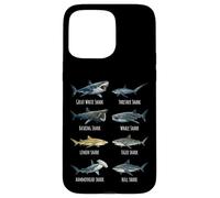 Guide des Requins Requin-Marteau Requin-Renard Océan Coque pour iPhone 15 Pro Max