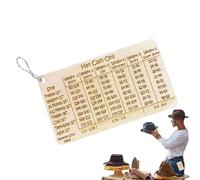 Guide des tailles de chapeau, 8,9 x 12,7 cm - Outil de mesure pour projets de tricot pour numéros de moulage | Pour travaux manuels, tricot, couture, projets artistiques, professionnels pour éviter