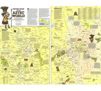 Guide des visiteurs de 1980 pour la carte du monde aztèque