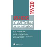 Guide des voies d'exécution 2019/2020: Règles de procédure. Incitation à l'éxecution. Mesures conservatoires. Saisies mobilières et immobilières. Exécution forcée.