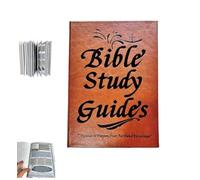 Guide d'étude biblique de 66 pages : l'étude biblique pour les femmes, journal d'étude biblique dans une belle année, carnet de guide d'étude de la Bible chrétienne, un guide pour les amis de la