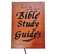 Guide d'étude biblique, journal de dévotion imprimé et livre d'exercices quotidiens, fournitures d'étude de croissance spirituelle pour homme et femme, cuir synthétique + papier