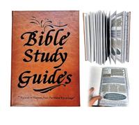 Guide d'étude de la Bible de 66 pages, journal d'étude biblique quotidienne pour femme, carnet basé sur la foi religieuse, journal de dévotion quotidienne, carnet de notes en cuir synthétique pour