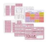 Guide D'interprétation ECG Infirmières - Cartes De Référence Infirmière, Graphique De Lecture Cardiaque Léger | Utilisation De La Télémétrie ICU De Longue Durée, Outil Pour Le