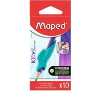 Maped Guide-doigts pour crayon graphite – 10 pièces amovibles, requin bleu