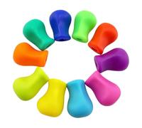 Guide Doigts Ecriture Enfant, Guide Doigt Embout Crayon Grips Pour Crayon - Guide Doigts pour Apprendre à Tenir le Stylo - Adapté aux Droitier et Gaucher - Silicone Souple et Sûr, cadeaux écriture