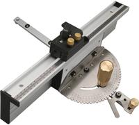 Guide d'onglet pour le travail du bois, guide de 450 mm, aluminium résistant, poignée ergonomique en cuivre