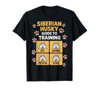 Guide drôle de Husky de Sibérie pour Dresser l'obéissance des Chiens T-Shirt