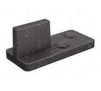Guide du bas à visser dimensions 6x18mm - MANTION - 1103R Noir G